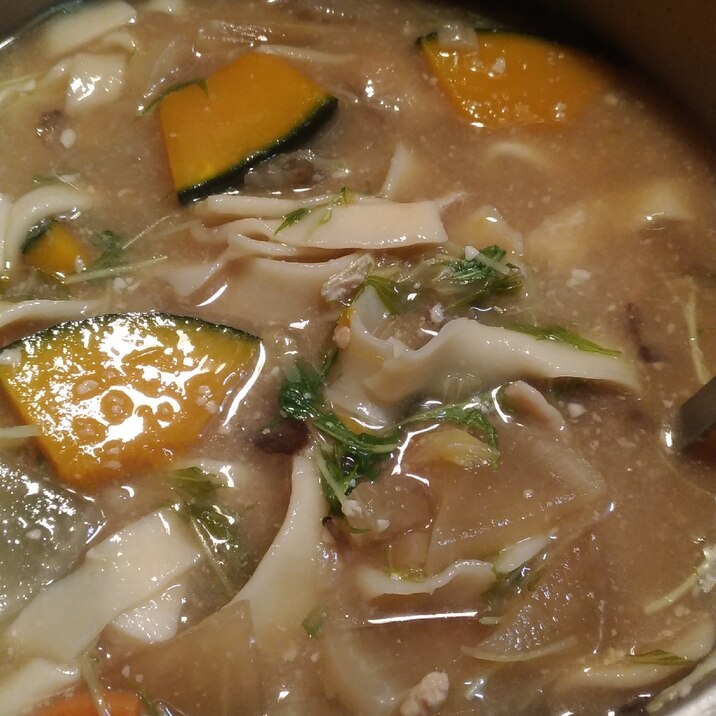 手作り平打ちうどんで 絶品 肉なし南瓜ほうとう レシピ 作り方 By またたび 楽天レシピ 手作り平打ちうどんで 絶品 肉なし南瓜ほうとう レシピ 作り方 By またたび 楽天レシピ